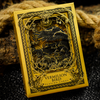 Cofanetto in oro nero con uccello vermiglio | Carte da gioco dell'Arca
