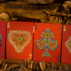 Set di scatole di legno deluxe per uccelli vermiglio | Carte da gioco dell'Arca