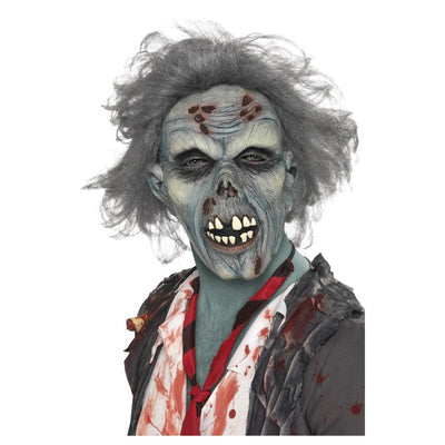 Maschera in lattice di zombie marcio Smiffys grigio Deinparadies.ch