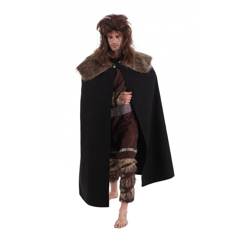 Viking costume cape with fur collar Chaks at Deinparadies.ch