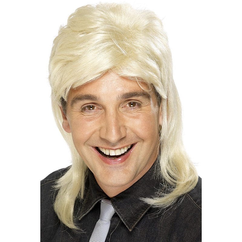Mullet Wig Blonde Smiffys a Deinparadies.ch