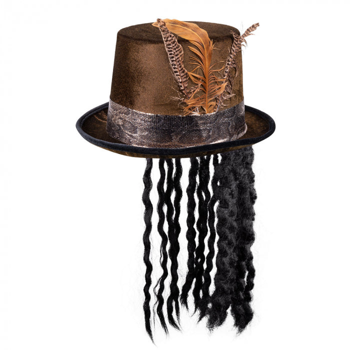 Voodoo Hat Damballah with Boland Curls Deinparadies.ch