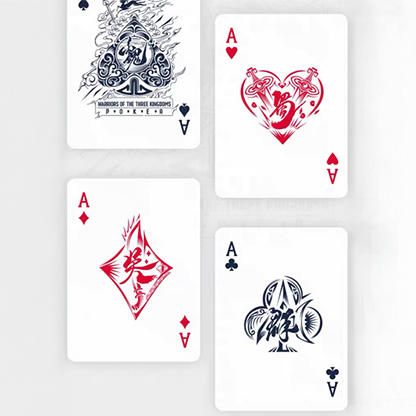 Warriors Of Three Kingdoms (Blue) Playing Cards | YOKAGAME-David Jon-Deinparadies.ch