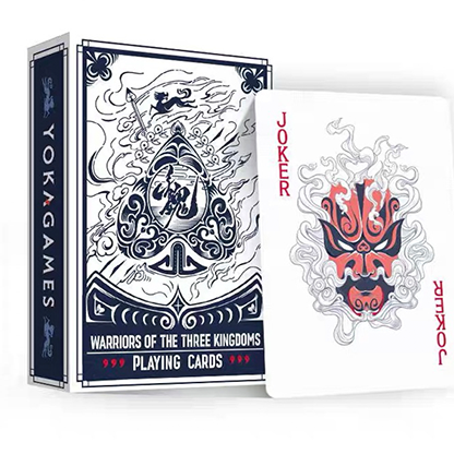 Warriors Of Three Kingdoms (Blue) Playing Cards | YOKAGAME-David Jon-Deinparadies.ch