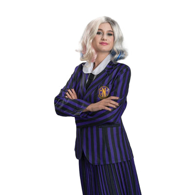 Wednesday © Schuluniform schwarz/violett | Damen Chaks bei Deinparadies.ch