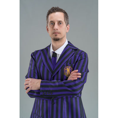 Wednesday© Schuluniform schwarz/violett | Männer Chaks bei Deinparadies.ch