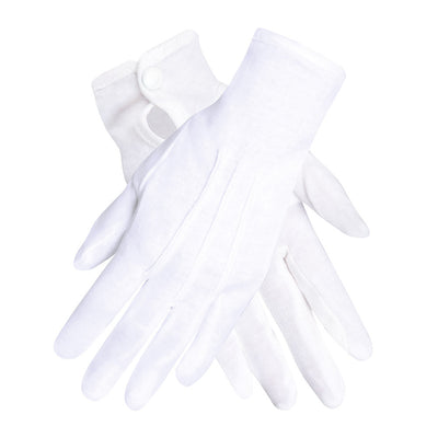 Weisse Handschuhe mit Druckknopf | Butler Deinparadies.ch bei Deinparadies.ch