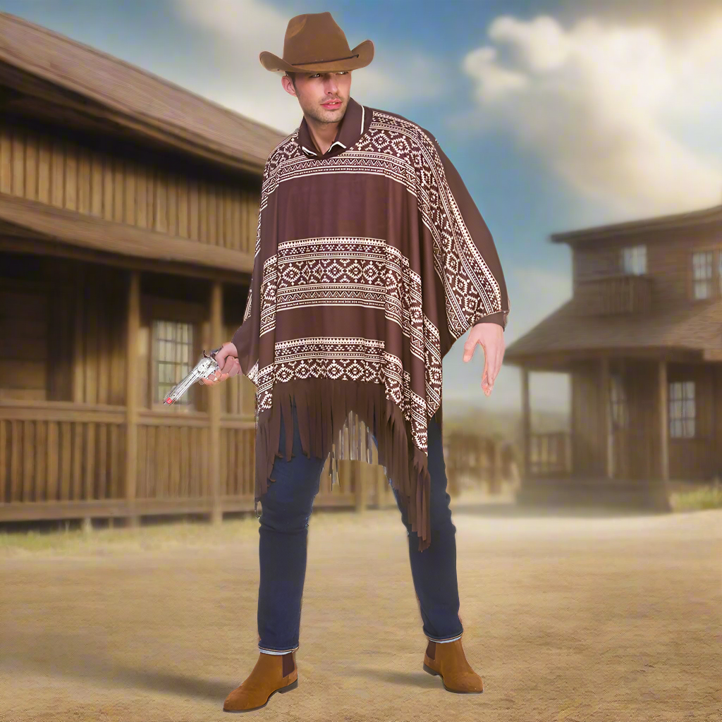 Western Cowboy Poncho-Wicked-Deinparadies.ch