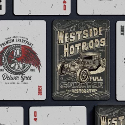 Westside Hotrods Playing Cards-David Jon-Deinparadies.ch