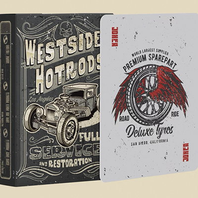 Westside Hotrods Playing Cards-David Jon-Deinparadies.ch