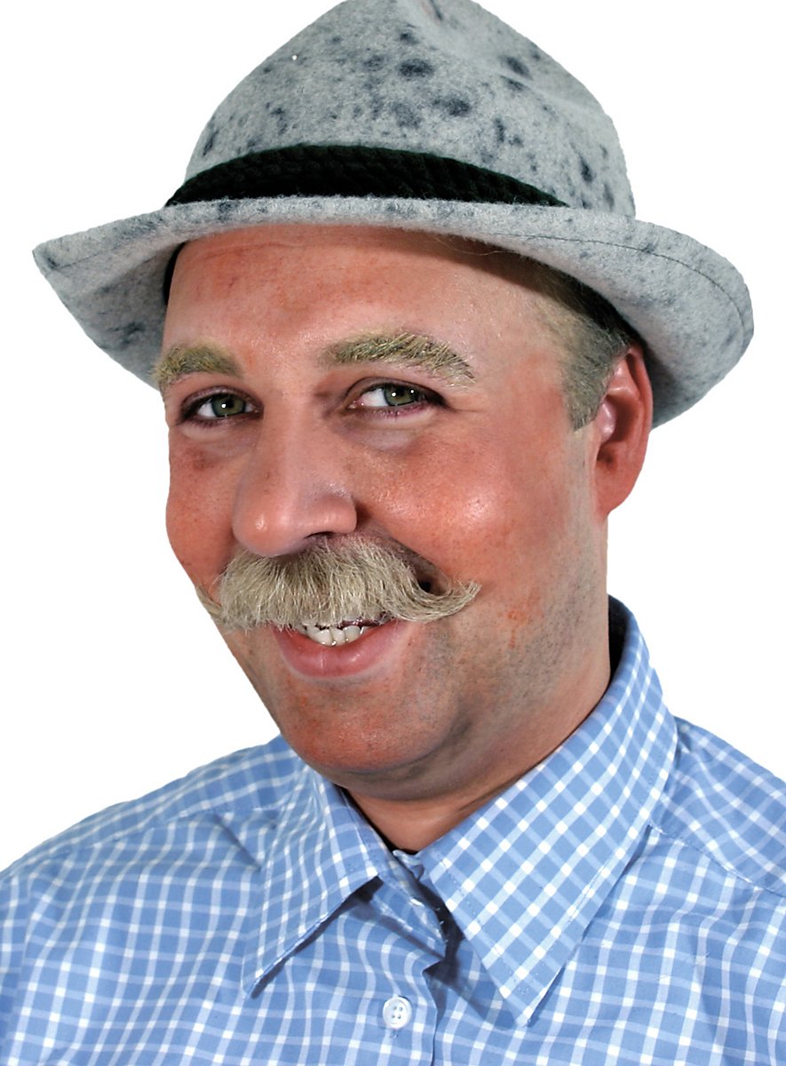 Wilhelm Schnurrbart Echthaar blond-Metamorph-Deinparadies.ch