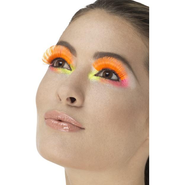 Wimpern SY 80's neonorange Smiffys bei Deinparadies.ch