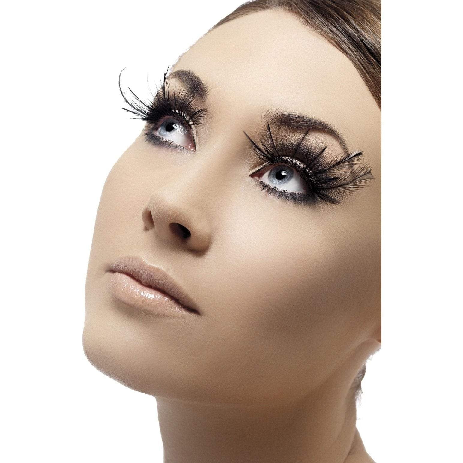 Wimpern SY Black Plumes Smiffys bei Deinparadies.ch