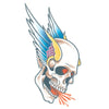 Winged Skull Biker | Klebetattoos-Tinsley Transfers-Deinparadies.ch