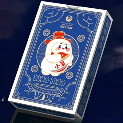 Xiao Mao MOUTAI (Blue) Premium Playing Cards-David Jon-Deinparadies.ch