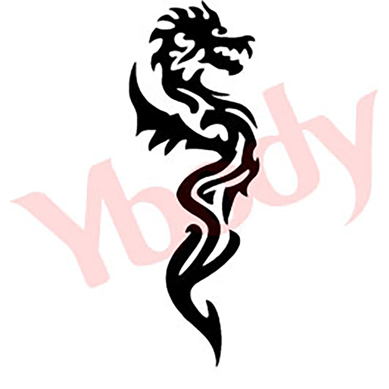 YBody Stencils Elongated Dragon | 5 pcs