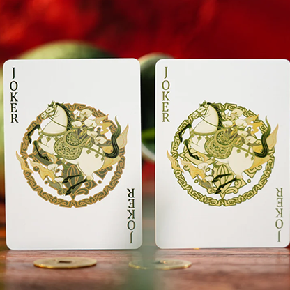 Year of the Horse (Green) Playing Cards | TCC Fashion-TCC PLAYING CARDS CO. LIMITED-Deinparadies.ch