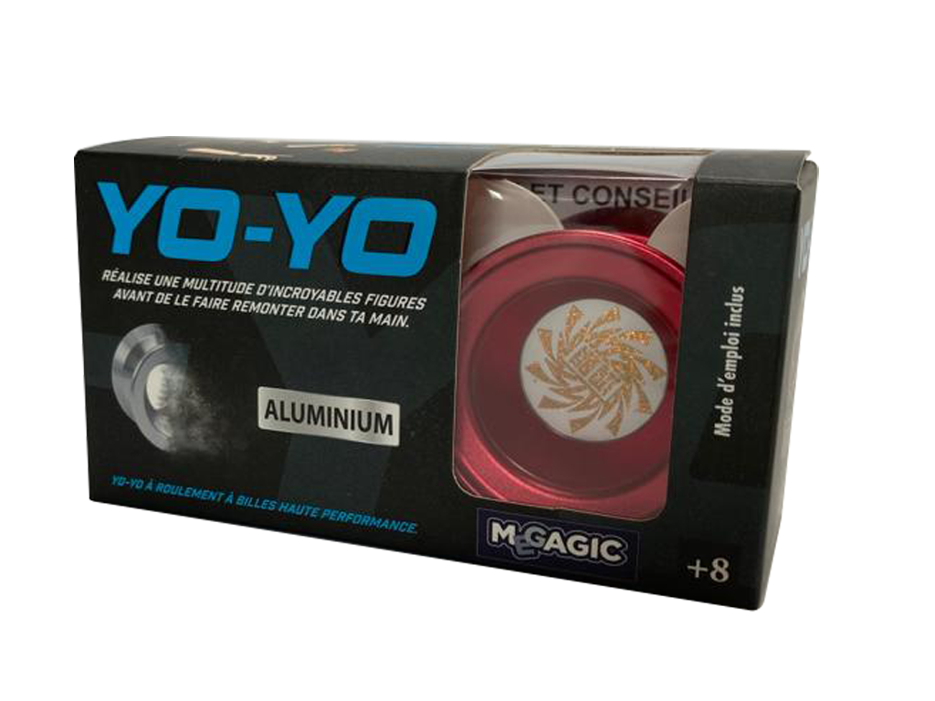 Yoyo Aluminium Pro | blau, rot-Megagic-Deinparadies.ch
