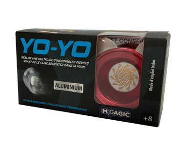 Yoyo Aluminium Pro | blau, rot-Megagic-Deinparadies.ch