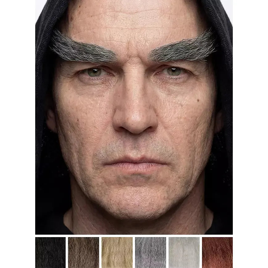 Zauberer Echthaar Augenbrauen | weiss-Metamorph-Deinparadies.ch