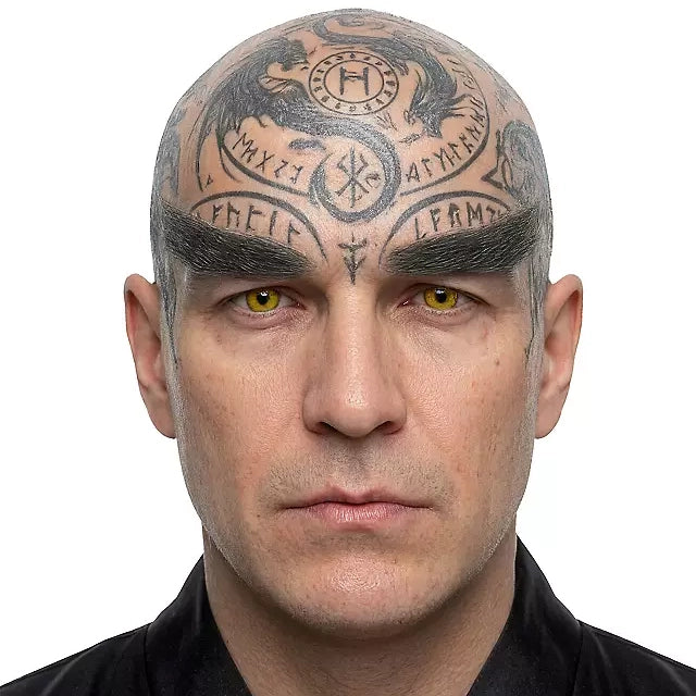 Zauberer Echthaar Augenbrauen | weiss-Metamorph-Deinparadies.ch