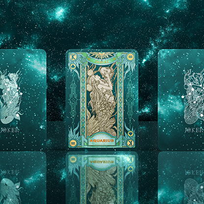 Zodiac (Aquarius) Luminous Edition Playing Cards | TCC-TCC GLOBAL CO. LIMITED-Deinparadies.ch