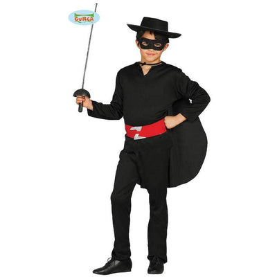 Zorro Kostüm Kinder 7-9J Guirca bei Deinparadies.ch