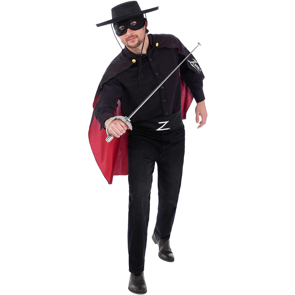 Zorro Kostümzubehör Set-Smiffys-Deinparadies.ch