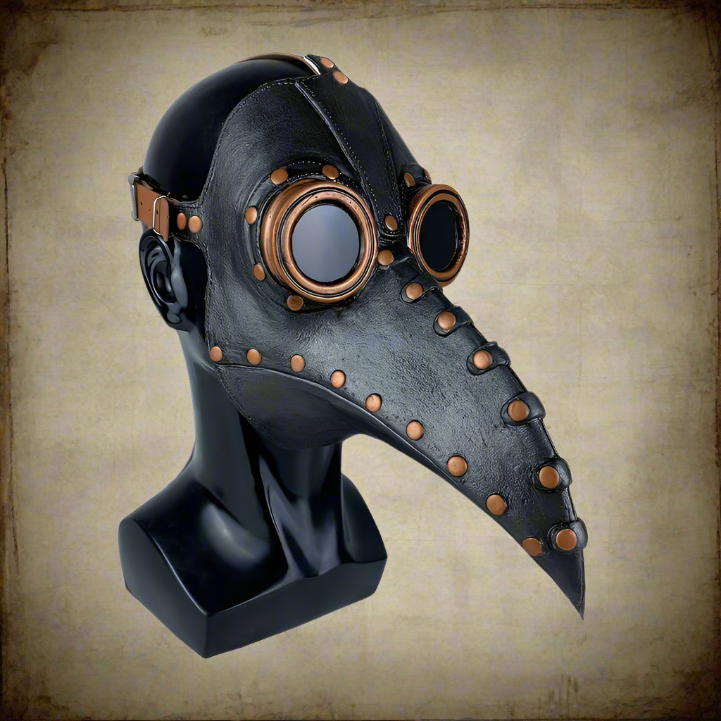 Pestdoktor Steampunk Latex Mask