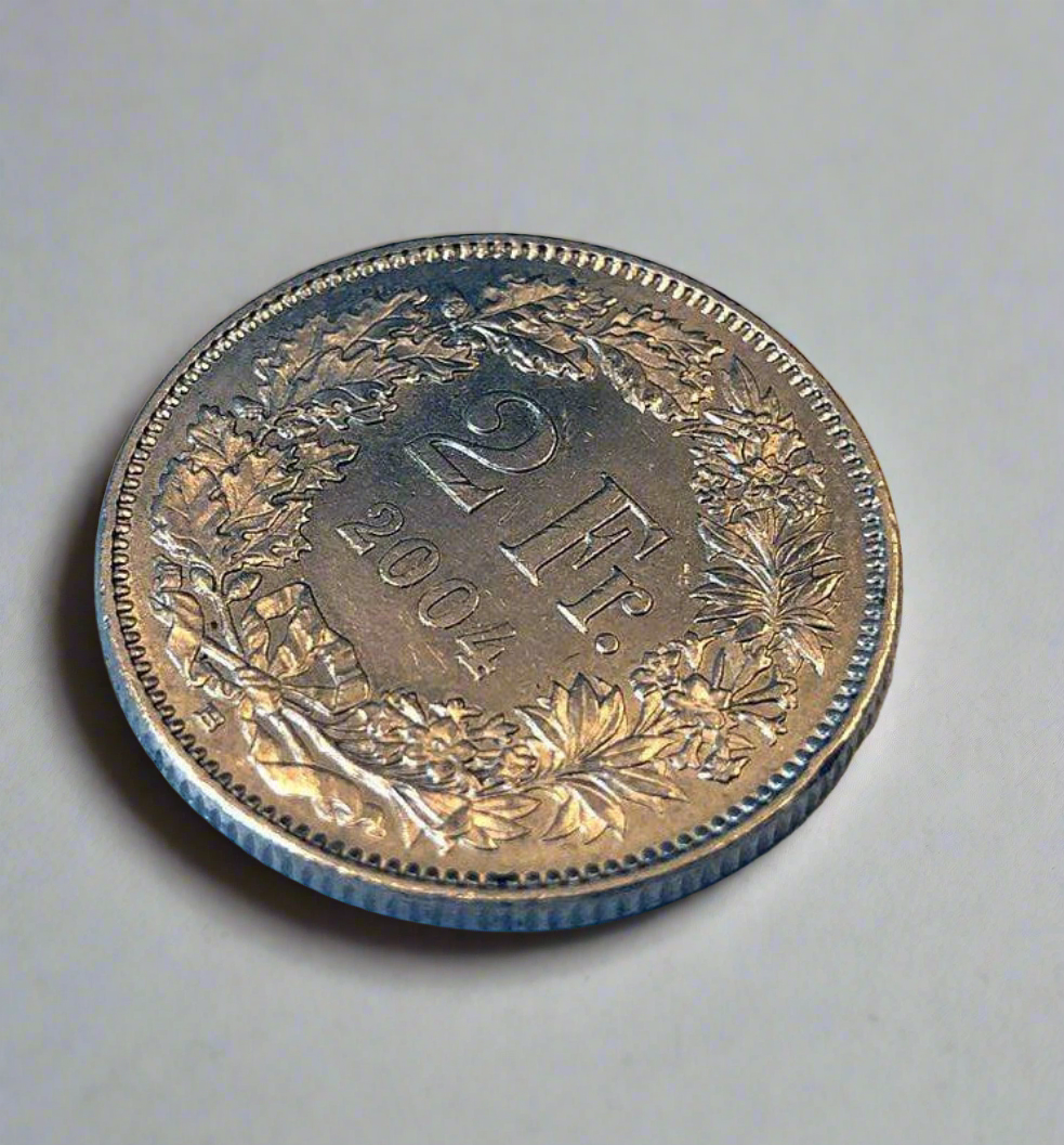 Coin magnétique 2 francs