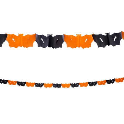 Halloween Girlande mit Fledermäusen