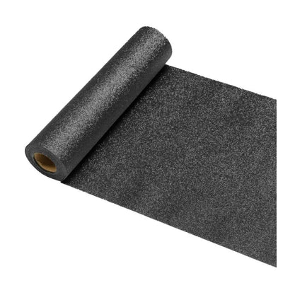Tischläufer Glitterstoff Premium | schwarz