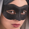 Schwarze Glitzermaske