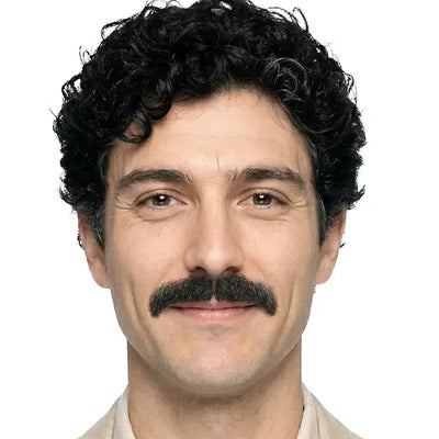 Boris Echthaar Schnauz | rot