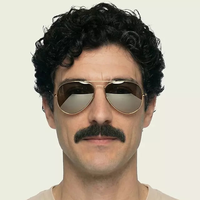 Boris Echthaar Schnauz | schwarz