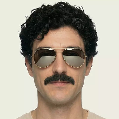 Boris Echthaar Schnauz | braun