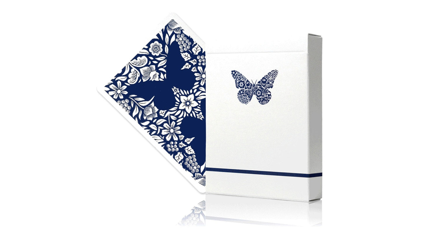 Carte da gioco dei lavoratori delle farfalle | Gioco di carte - Blu - Murphy's Magic