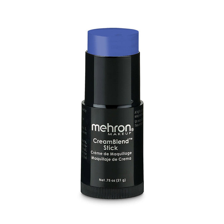 Mezcla de crema audaz Make-up Palo Mehron - azul - Mehron