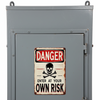 Metallschild | Danger Enter at Your Own Risk