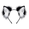 Haarreif fluffiger Fuchs | schwarz