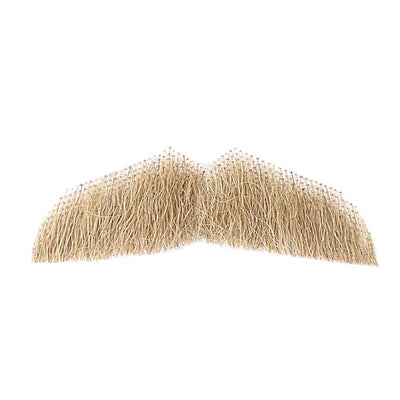 Detective Schnurrbart Echthaar braun