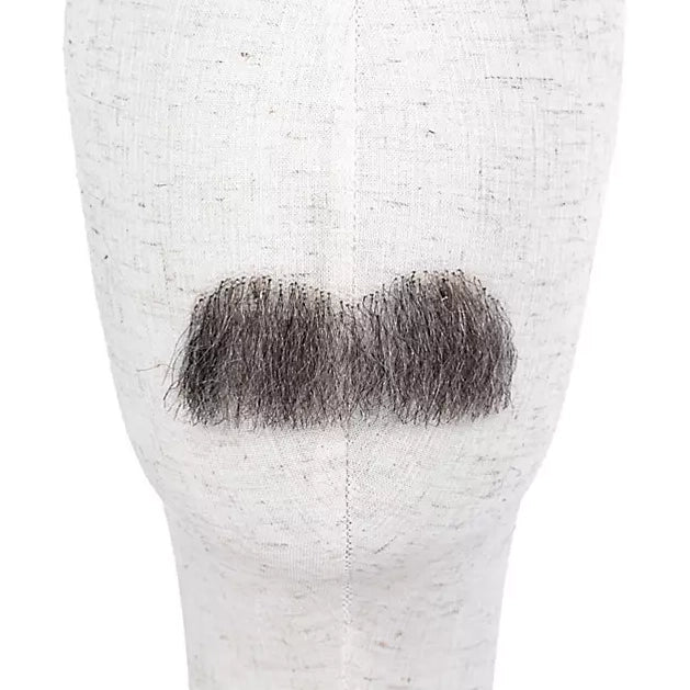 Dicker Echthaar Schnurrbart | grau