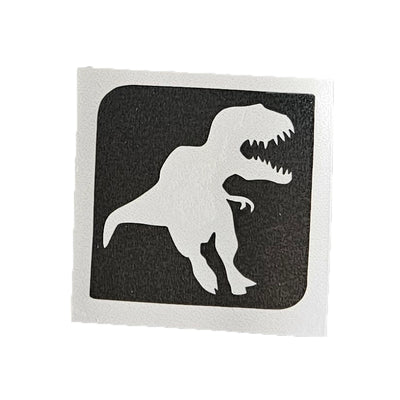 Glitter-Tattoo Schablone | 15x Dino