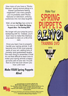 Make Your Spring Puppets Alive - Training DVD | Jim Pace 