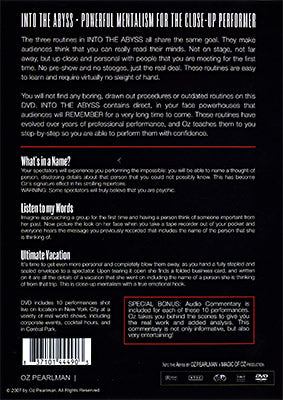 Into the A|ss | Oz Pearlman 