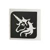 Glitter-Tattoo Schablone | 15x Einhorn