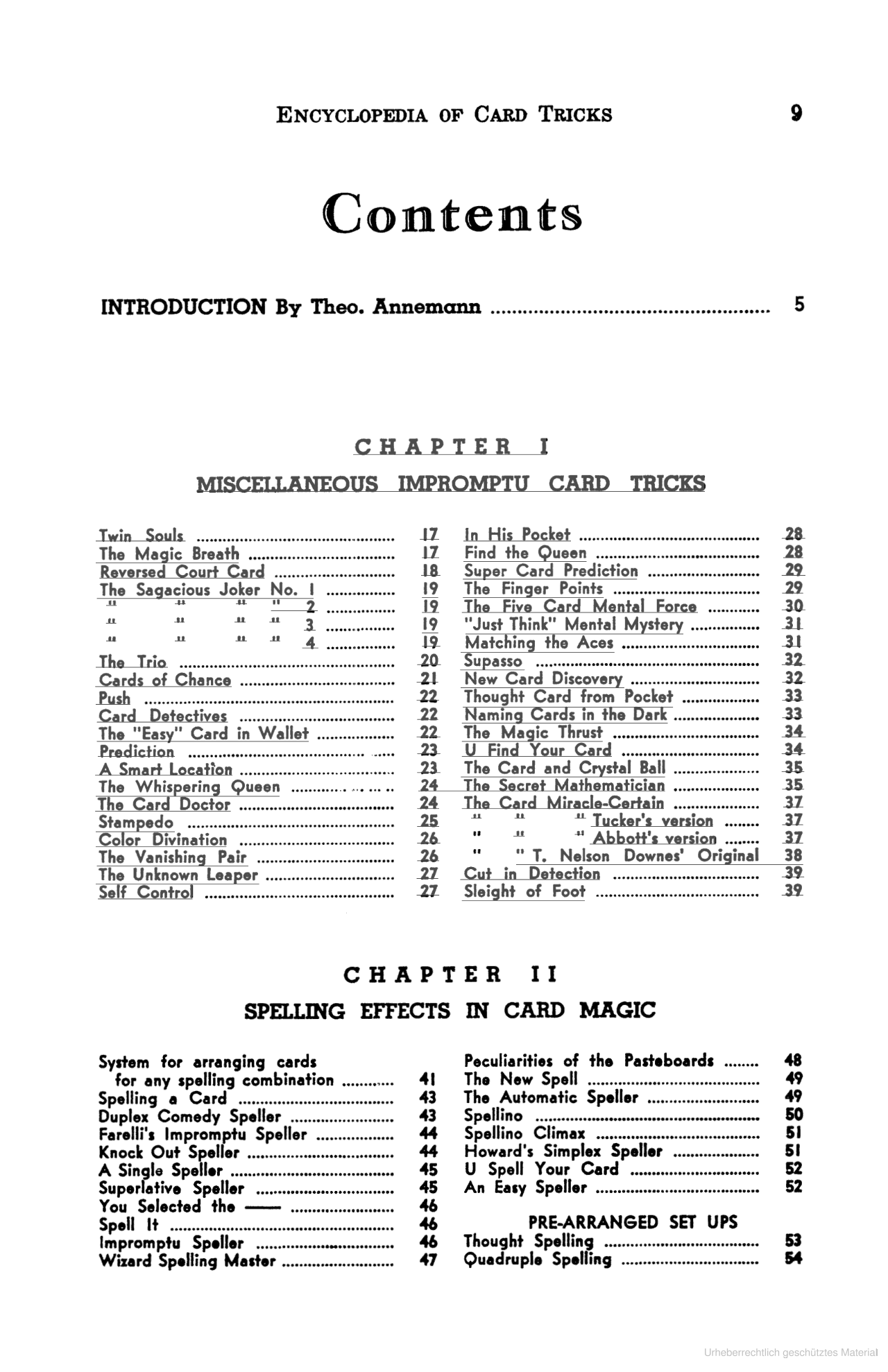 Encyclopedia of Card Tricks by Jean Hugard