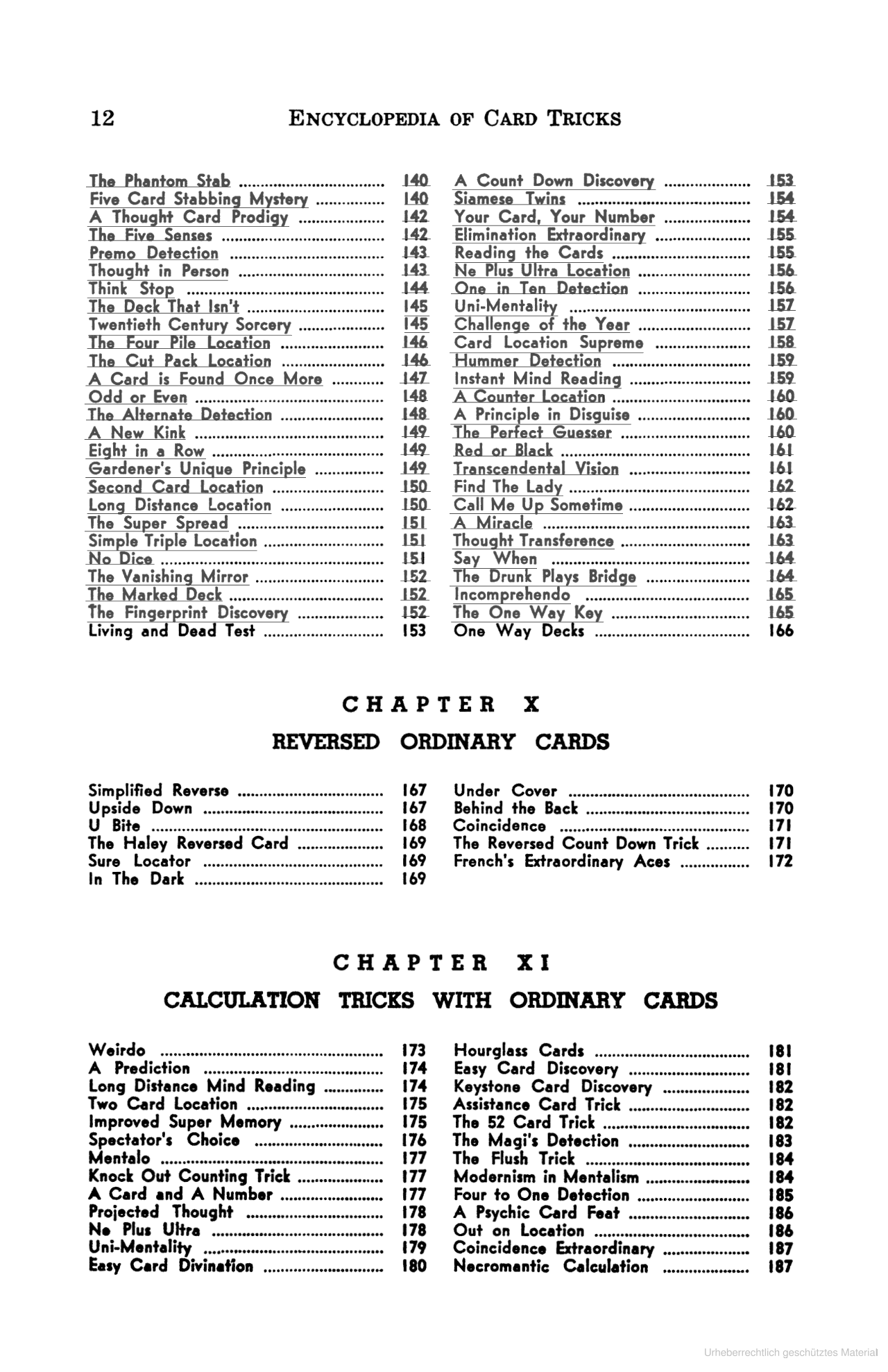 Encyclopedia of Card Tricks by Jean Hugard