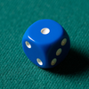 Replacement dice (prepared) for the MENTAL DICE | Tony Anverdi - Blue - Murphy's Magic