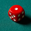 Replacement dice (prepared) for the MENTAL DICE | Tony Anverdi - Red - Murphy's Magic